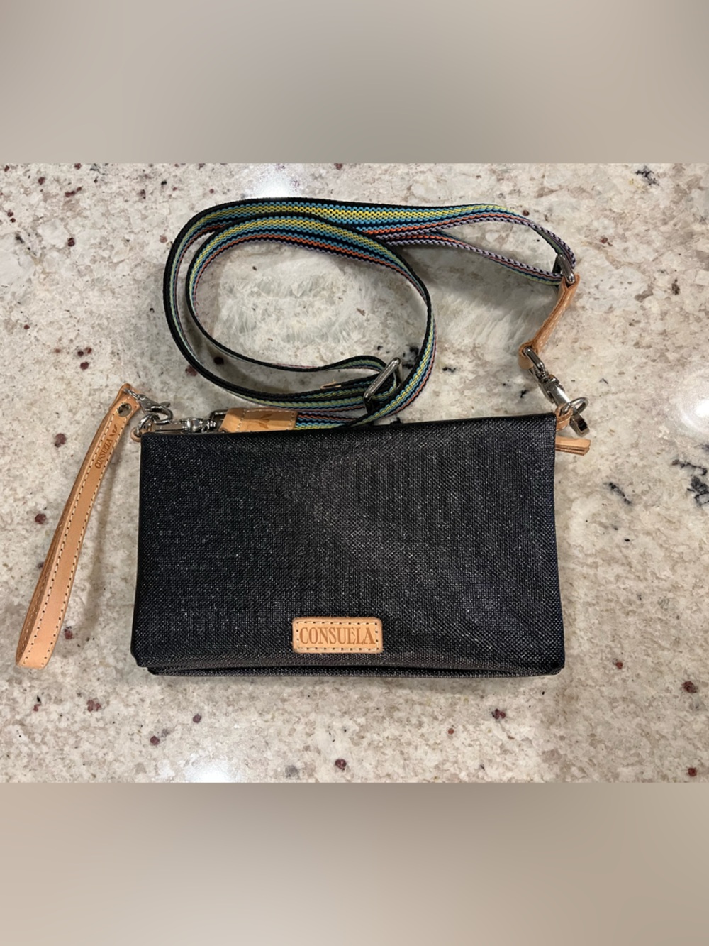 Consuela Uptown Crossbody Mariana Crossbody Wristlet Black
